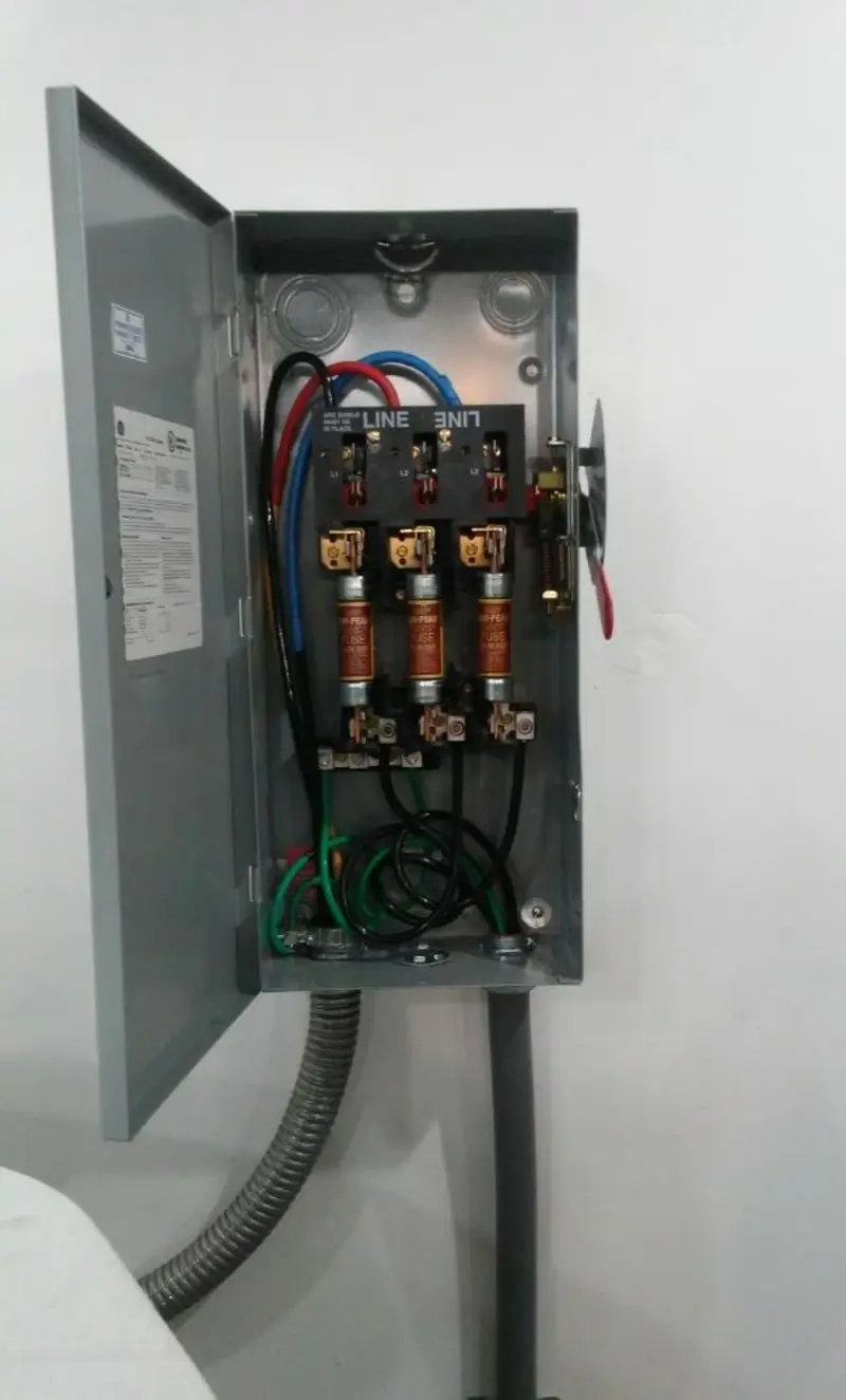 Three-phase disconnect switch installed for Electrical Wiring & Rewiring in Moncks Corner
